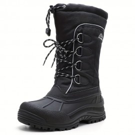 Men's Insulated Waterproof Outdoor Warm Snow Boots For Outdoor Activities, Men's Winter Boots