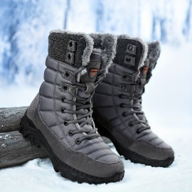 Men's Winter Snow Boots Non-slip Insulated Warm Durable Outdoor Classic Mid Calf Boots