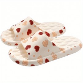 Men's Graphic design Summer Slides, Casual Non Slip Slippers, Open Toe Shoes For Indoor Outdoor Beach Shower