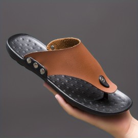 Unisex Trendy Simple Breathable Non-slip Slip On Sandals Casual Summer Beach Outdoors Slippers For Men Women