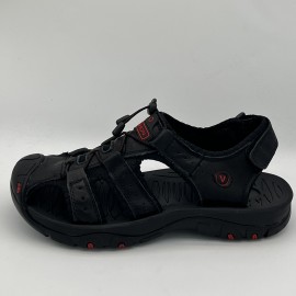 Men's Outdoor Sport Sandals, Comfortable Breathable Non-slip Water Shoes, Lightweight Hollow Out Slide For Summer Hiking Beach