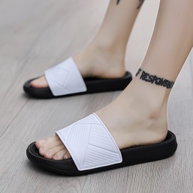 Men's Comfortable Quick-Drying Non-Slip Slides For Indoor & Outdoor, Summer