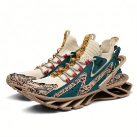 Men's Blade Sneakers, Breathable Shock Absorption Sports Shoes Lightweight Shoes For Jogging Tennis Gym, Walking Sneakers, Athletic Shoes For Youth Teenager, Spring And Summer