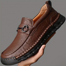 Plus Size Men's Strap Sandals With Buckle, Durable Non Slip Outdoor Hiking Trekking Sandals, Comfy Beach Water Shoes, Spring And Summer