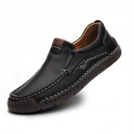 Men's Casual Loafers, Non-slip Wear-resistant Slip On Shoes With Soft Sole For Business Office