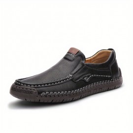 Men's Casual Loafers, Non-slip Wear-resistant Slip On Shoes With Soft Sole For Business Office