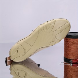 Men's Casual Ankle Boots, Breathable Slip-resistant Lace-up Walking Shoes For Outdoor, Autumn And Winter