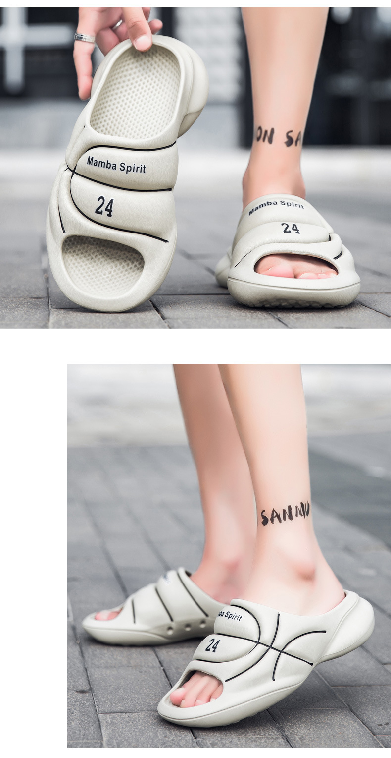 mens slides casual non slip slippers open toe shoes for indoor outdoor beach shower spring and summer details 13
