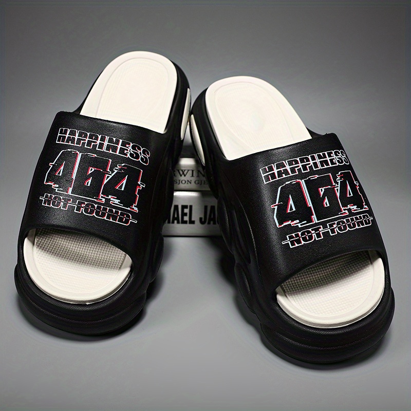 mens cloud slides pillow slippers comfortable lightweight open toe shoes for indoor outdoor shower bathroom spring and summer details 5