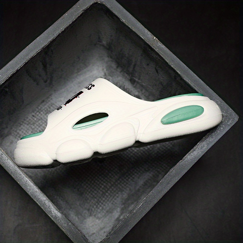 mens cloud slides pillow slippers comfortable lightweight open toe shoes for indoor outdoor shower bathroom spring and summer details 14